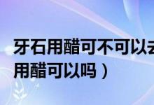牙石用醋可不可以去除（牙石快速脫落的辦法用醋可以嗎）