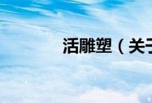 活雕塑（關(guān)于活雕塑的介紹）