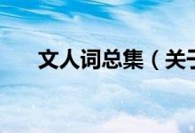 文人詞總集（關于文人詞總集的介紹）
