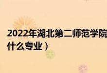 2022年湖北第二師范學(xué)院在四川招生計劃及招生人數(shù)（都招什么專業(yè)）