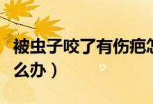 被蟲(chóng)子咬了有傷疤怎么辦（被毒蟲(chóng)咬了腫脹怎么辦）