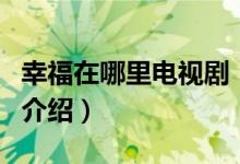 幸福在哪里電視劇（關(guān)于幸福在哪里電視劇的介紹）