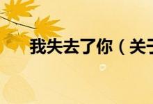 我失去了你（關(guān)于我失去了你的介紹）