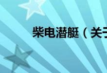 柴電潛艇（關(guān)于柴電潛艇的介紹）
