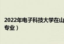 2022年電子科技大學(xué)在山東招生計(jì)劃及招生人數(shù)（都招什么專業(yè)）