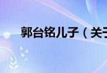 郭臺銘兒子（關于郭臺銘兒子的介紹）
