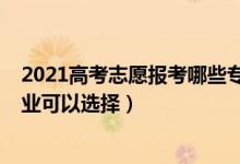 2021高考志愿報(bào)考哪些專業(yè)（2022高考填報(bào)志愿有什么專業(yè)可以選擇）