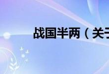 戰(zhàn)國(guó)半兩（關(guān)于戰(zhàn)國(guó)半兩的介紹）