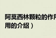 阿莫西林顆粒的作用（關于阿莫西林顆粒的作用的介紹）
