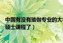 中國(guó)有沒(méi)有瑜伽專業(yè)的大學(xué)（中國(guó)的大學(xué)已經(jīng)開瑜伽學(xué)士和碩士課程了）