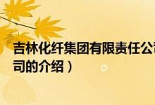 吉林化纖集團有限責任公司（關(guān)于吉林化纖集團有限責任公司的介紹）