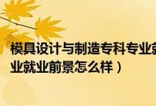 模具設(shè)計(jì)與制造?？茖I(yè)就業(yè)前景（2022模具設(shè)計(jì)與制造專業(yè)就業(yè)前景怎么樣）
