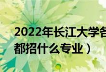 2022年長江大學(xué)各省招生計(jì)劃及招生人數(shù)（都招什么專業(yè)）