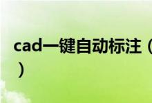 cad一鍵自動(dòng)標(biāo)注（CAD中怎樣快速標(biāo)注尺寸）