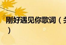 剛好遇見你歌詞（關(guān)于剛好遇見你歌詞的介紹）