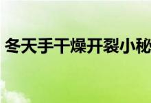 冬天手干燥開(kāi)裂小秘方（手干燥開(kāi)裂怎么辦）