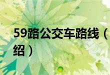 59路公交車路線（關(guān)于59路公交車路線的介紹）