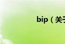 bip（關(guān)于bip的介紹）