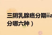三陰乳腺癌分期iia期算什么期（三陰乳腺癌分哪六種）