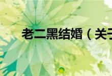 老二黑結(jié)婚（關(guān)于老二黑結(jié)婚的介紹）