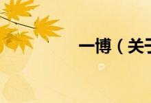一博（關于一博的介紹）