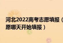 河北2022高考志愿填報(河北2022高考本科第二批征集志愿哪天開始填報)