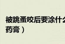 被跳蚤咬后要涂什么藥膏（被跳蚤咬后抹什么藥膏）