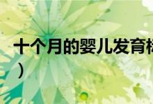 十個月的嬰兒發(fā)育標準（十個月寶寶發(fā)育標準）