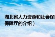 湖北省人力資源和社會保障廳（關(guān)于湖北省人力資源和社會保障廳的介紹）