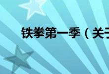 鐵拳第一季（關(guān)于鐵拳第一季的介紹）
