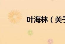 葉海林（關(guān)于葉海林的介紹）