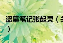 盜墓筆記張起靈（關(guān)于盜墓筆記張起靈的介紹）
