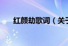 紅顏劫歌詞（關(guān)于紅顏劫歌詞的介紹）