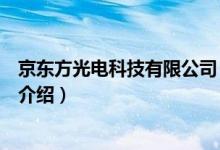 京東方光電科技有限公司（關(guān)于京東方光電科技有限公司的介紹）