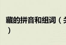 藏的拼音和組詞（關于藏的拼音和組詞的介紹）