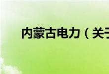 內(nèi)蒙古電力（關于內(nèi)蒙古電力的介紹）
