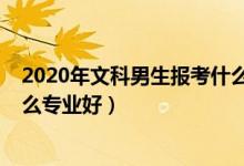 2020年文科男生報考什么專業(yè)最好（2022年文科男生學(xué)什么專業(yè)好）
