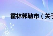 霍林郭勒市（關于霍林郭勒市的介紹）