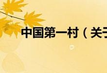 中國(guó)第一村（關(guān)于中國(guó)第一村的介紹）