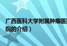 廣西醫(yī)科大學(xué)附屬腫瘤醫(yī)院（關(guān)于廣西醫(yī)科大學(xué)附屬腫瘤醫(yī)院的介紹）