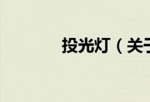 投光燈（關(guān)于投光燈的介紹）