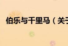 伯樂與千里馬（關(guān)于伯樂與千里馬的介紹）