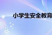 小學(xué)生安全教育內(nèi)容（有哪些方面）