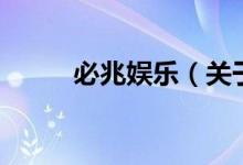 必兆娛樂（關于必兆娛樂的介紹）