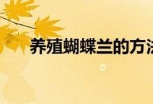 養(yǎng)殖蝴蝶蘭的方法（怎么養(yǎng)護(hù)蝴蝶蘭）