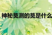 神秘莫測(cè)的莫是什么意思（神秘莫測(cè)的含義）
