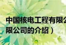 中國(guó)核電工程有限公司（關(guān)于中國(guó)核電工程有限公司的介紹）