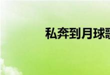 私奔到月球歌詞（歌手簡介）