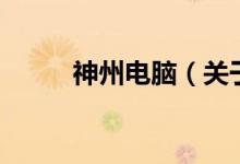 神州電腦（關(guān)于神州電腦的介紹）