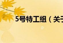 5號(hào)特工組（關(guān)于5號(hào)特工組的介紹）